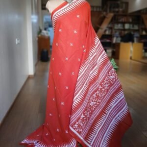 Cotton Kantha Saree from Santiniketan – (KNCS1062)