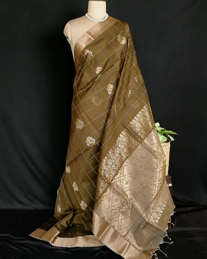 Silk-Cotton Handweave from Chettinad - (SCHC0001)