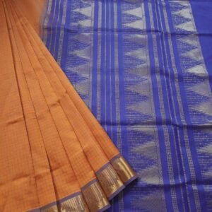 Silk-Cotton Kanchi Handweave with Zari – (SCHZ0018)
