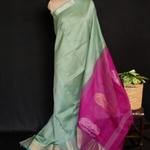 Silk-Cotton Handweave from Chettinad - (SCHC0003)