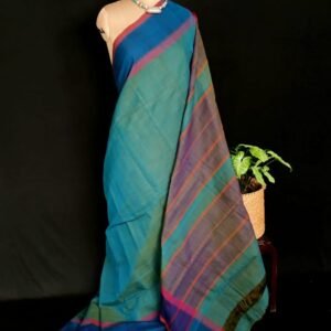 Classic Handwoven 40-count Kandangi from Chettinad – (CHKS0026)