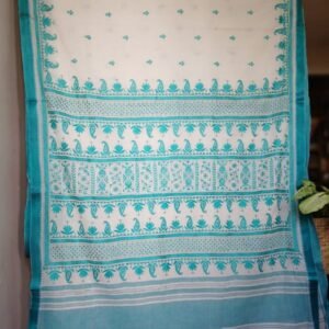 Cotton Kantha Saree from Santiniketan – (KNCS1063)