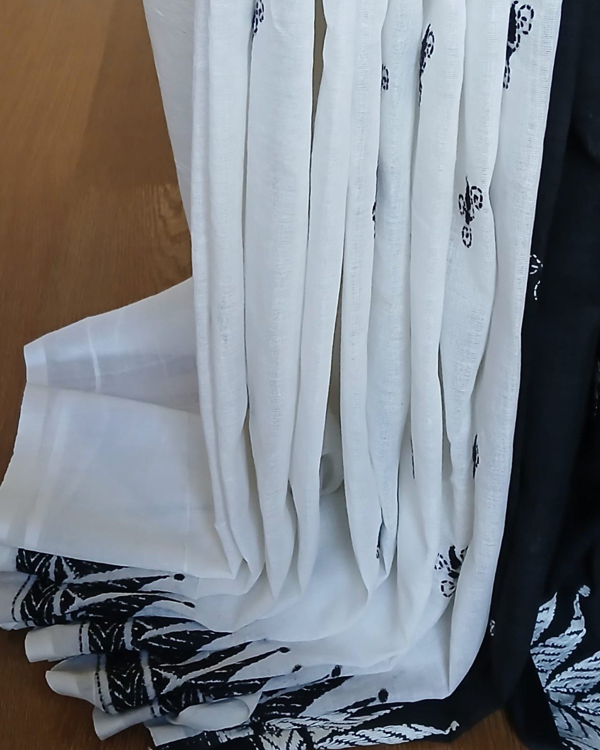 Cotton Kantha Saree from Santiniketan – (KNCS1066) - Image 7