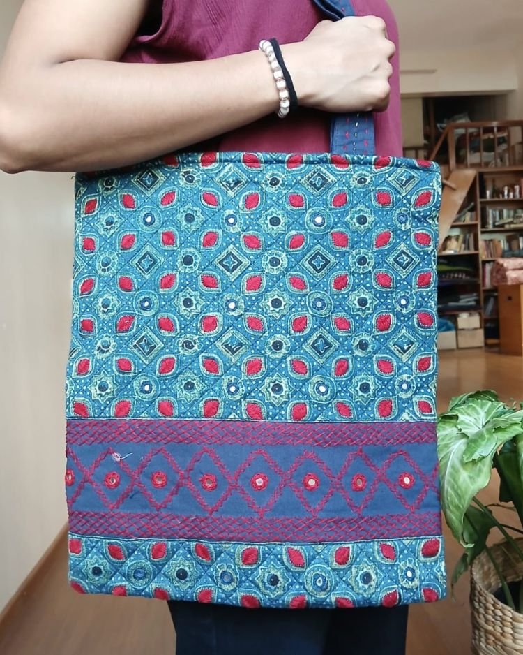 Ajrakh Tote Bag – (ATBG0023)