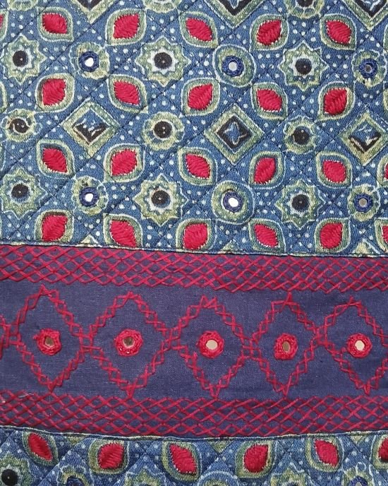 Ajrakh Tote Bag – (ATBG0023) - Image 2