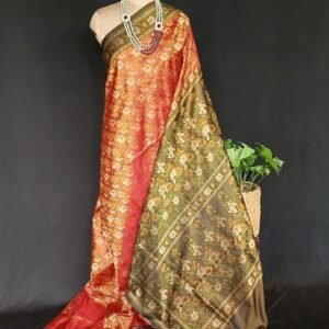 Banarasi Tehri Tanchoi Jamavar Silk Saree – (BTTJ0002)