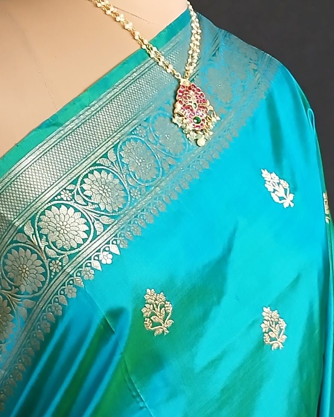 Banarasi Kadua Katan Silk Saree – (BANA1087) - Image 5