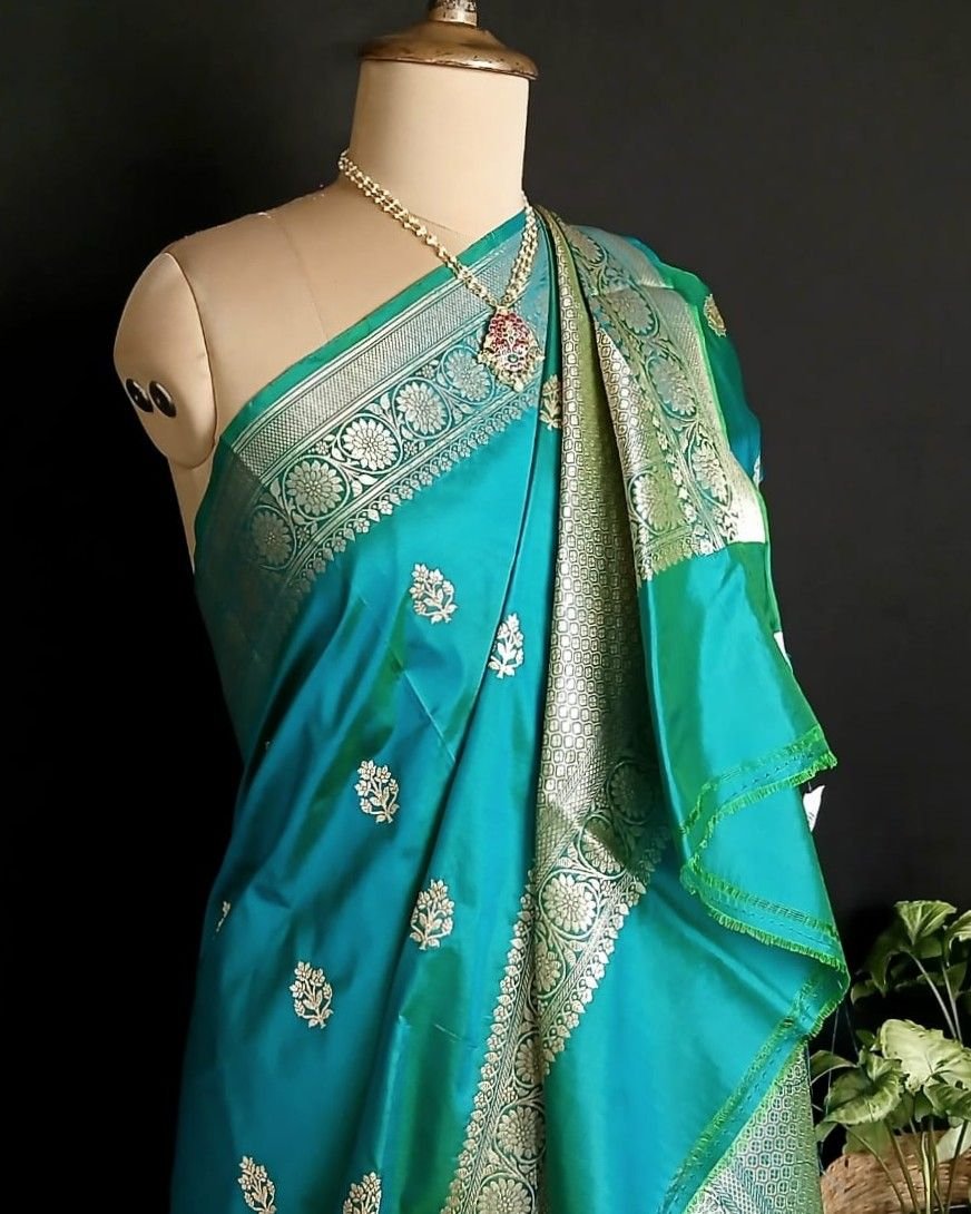 Banarasi Kadua Katan Silk Saree – (BANA1087) - Image 4