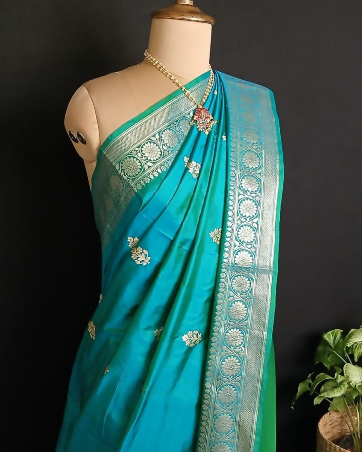 Banarasi Kadua Katan Silk Saree – (BANA1087) - Image 7