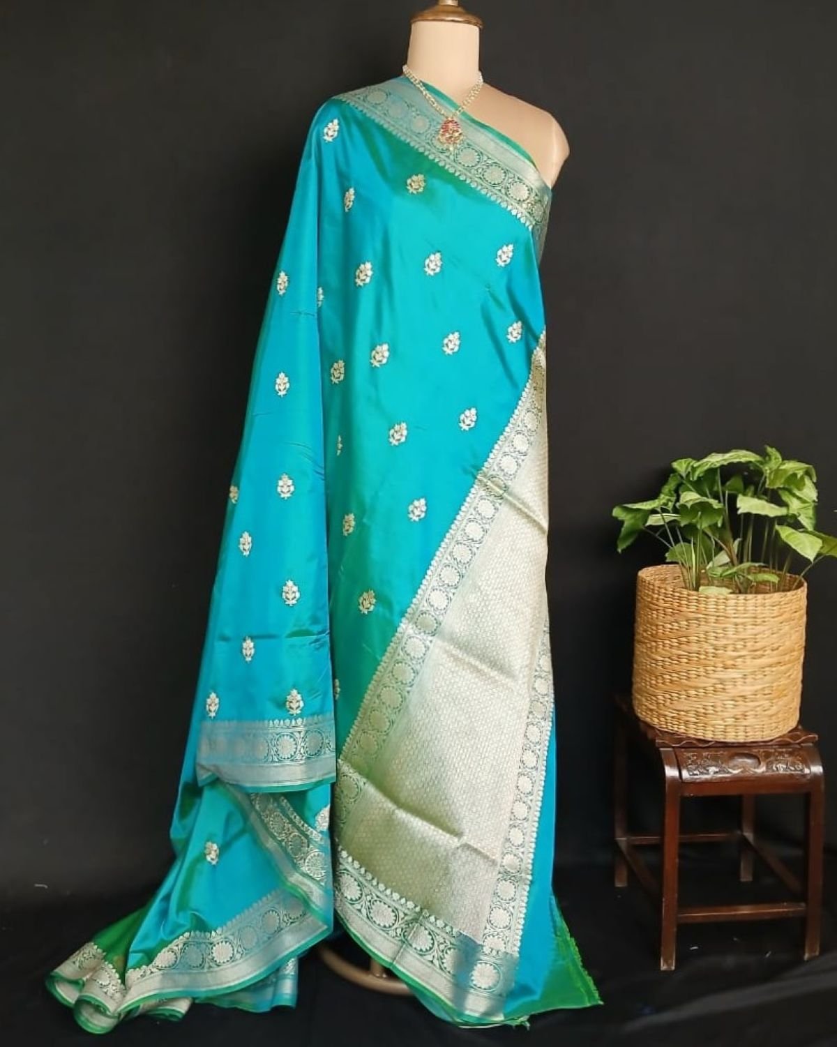 Banarasi Kadua Katan Silk Saree – (BANA1087) - Image 8