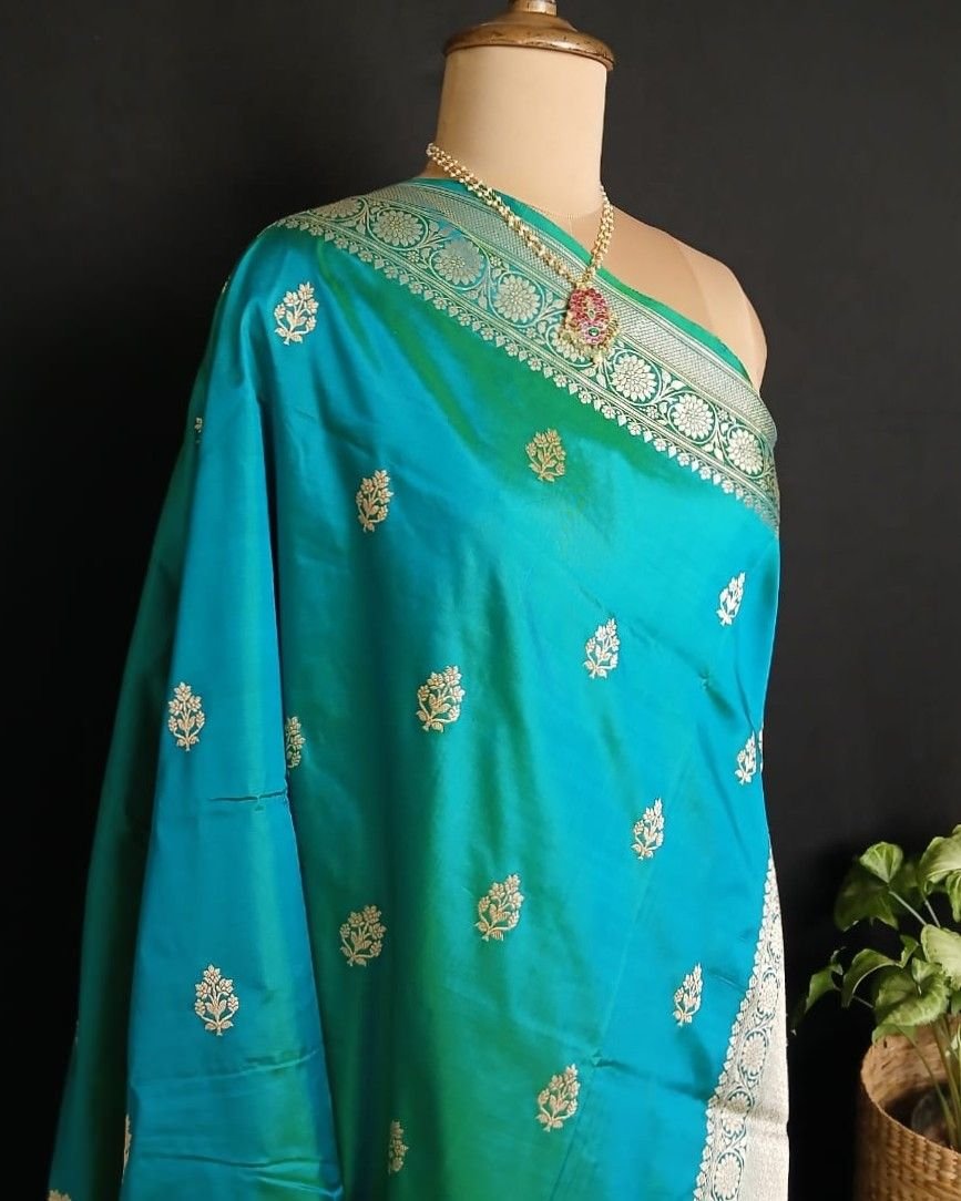 Banarasi Kadua Katan Silk Saree – (BANA1087) - Image 9