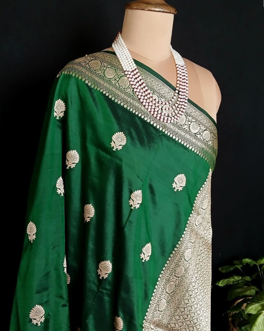 Banarasi Kadua Katan Silk Saree – (BANA1093) - Image 9