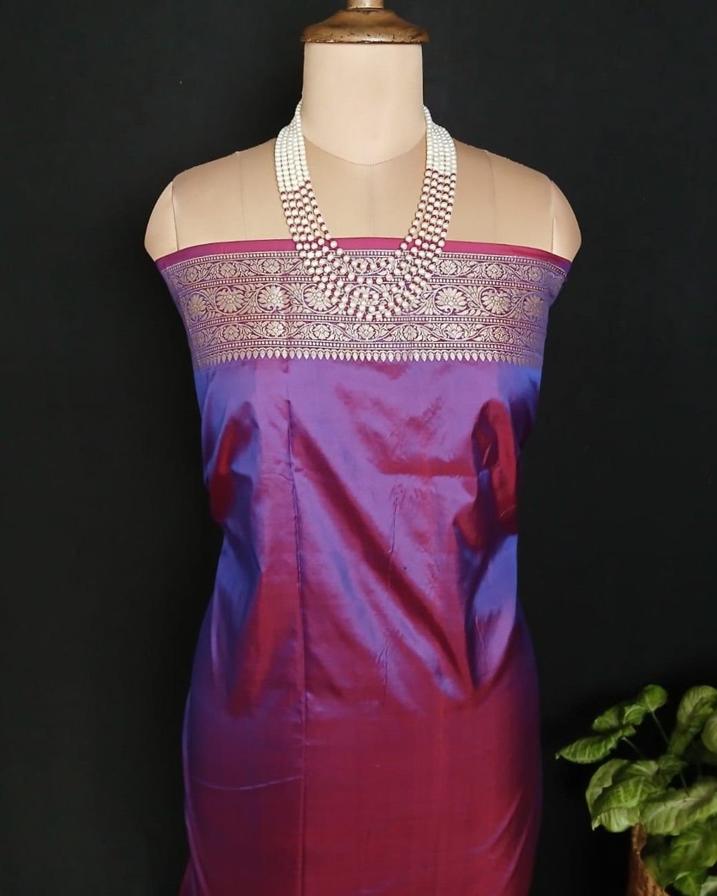 Banarasi Kadua Katan Silk Saree – (BANA1095) - Image 10