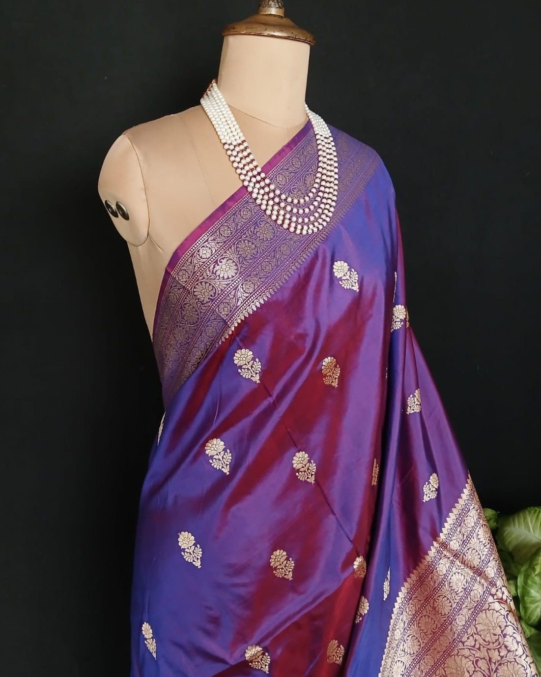 Banarasi Kadua Katan Silk Saree – (BANA1095) - Image 2