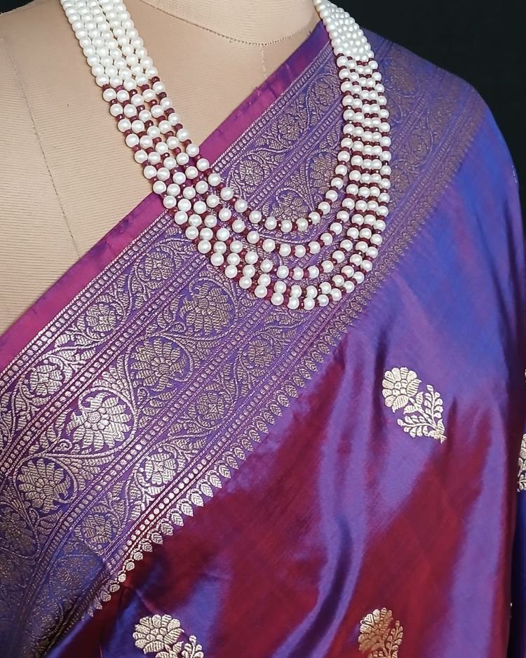 Banarasi Kadua Katan Silk Saree – (BANA1095) - Image 3
