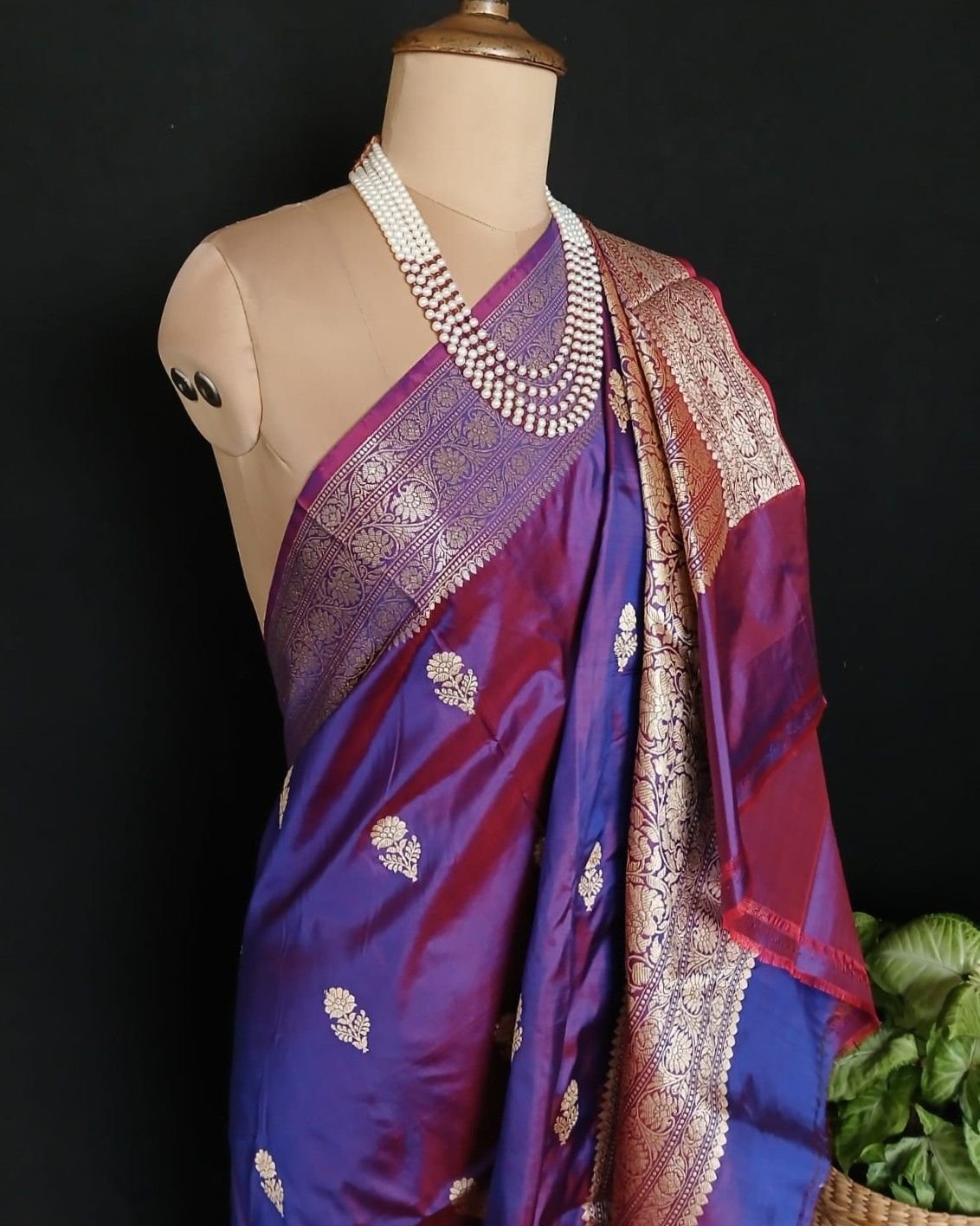 Banarasi Kadua Katan Silk Saree – (BANA1095) - Image 5