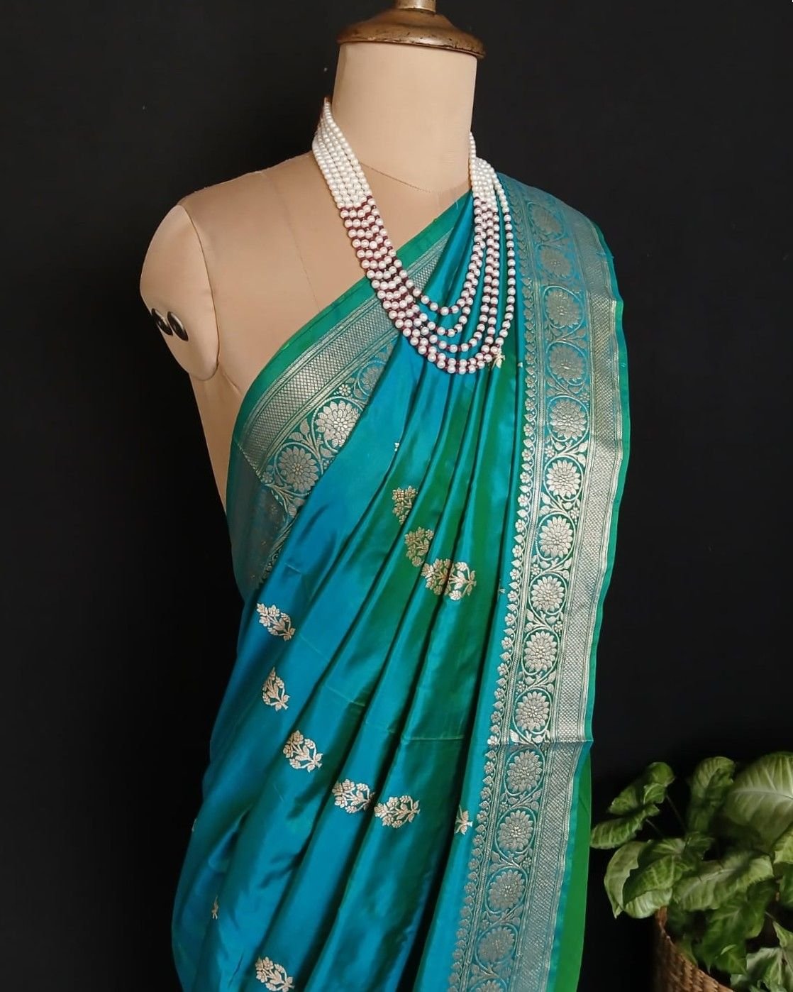 Banarasi Kadua Katan Silk Saree – (BANA1096) - Image 7