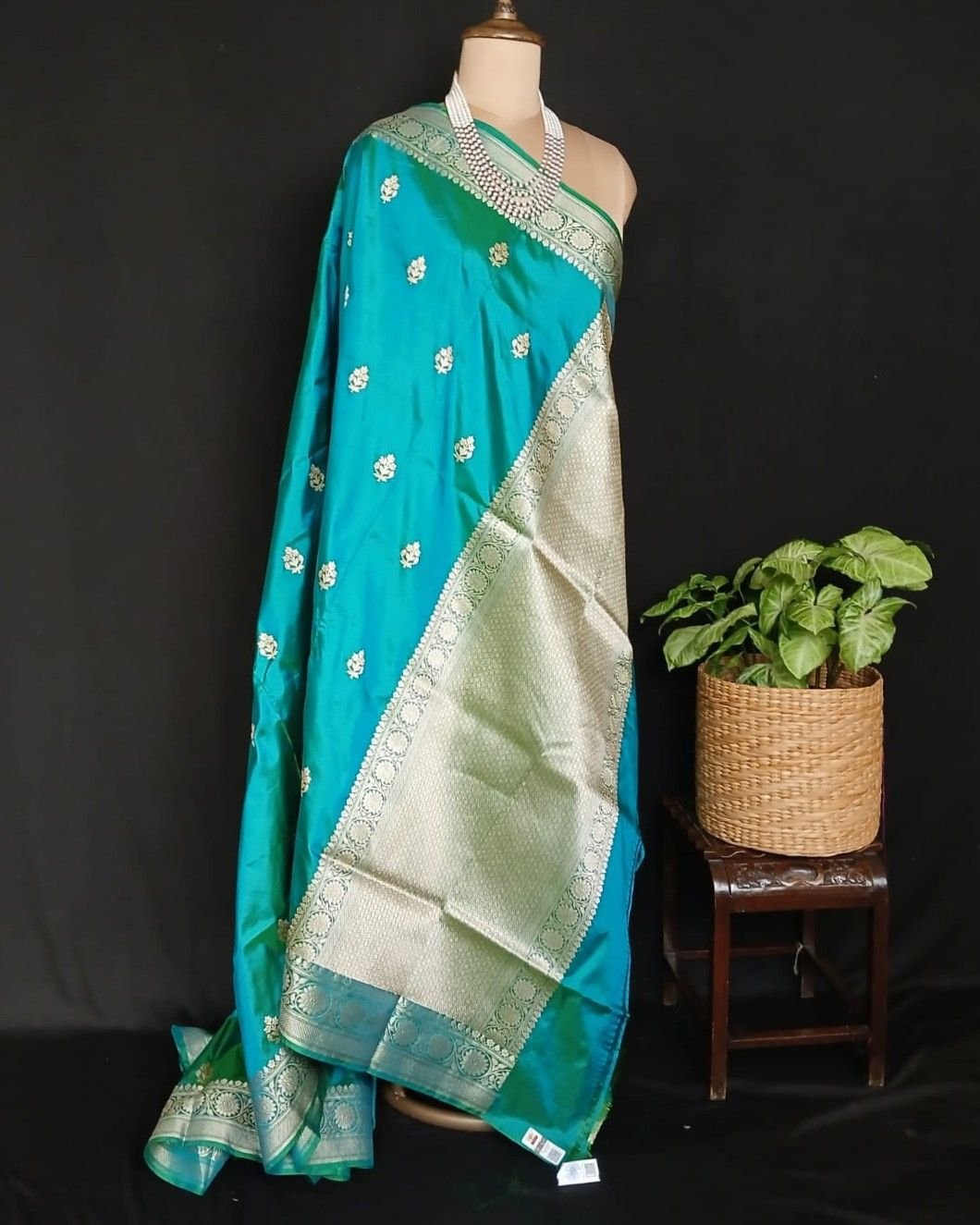 Banarasi Kadua Katan Silk Saree – (BANA1096) - Image 8