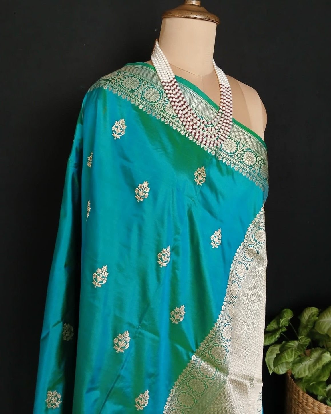 Banarasi Kadua Katan Silk Saree – (BANA1096) - Image 9