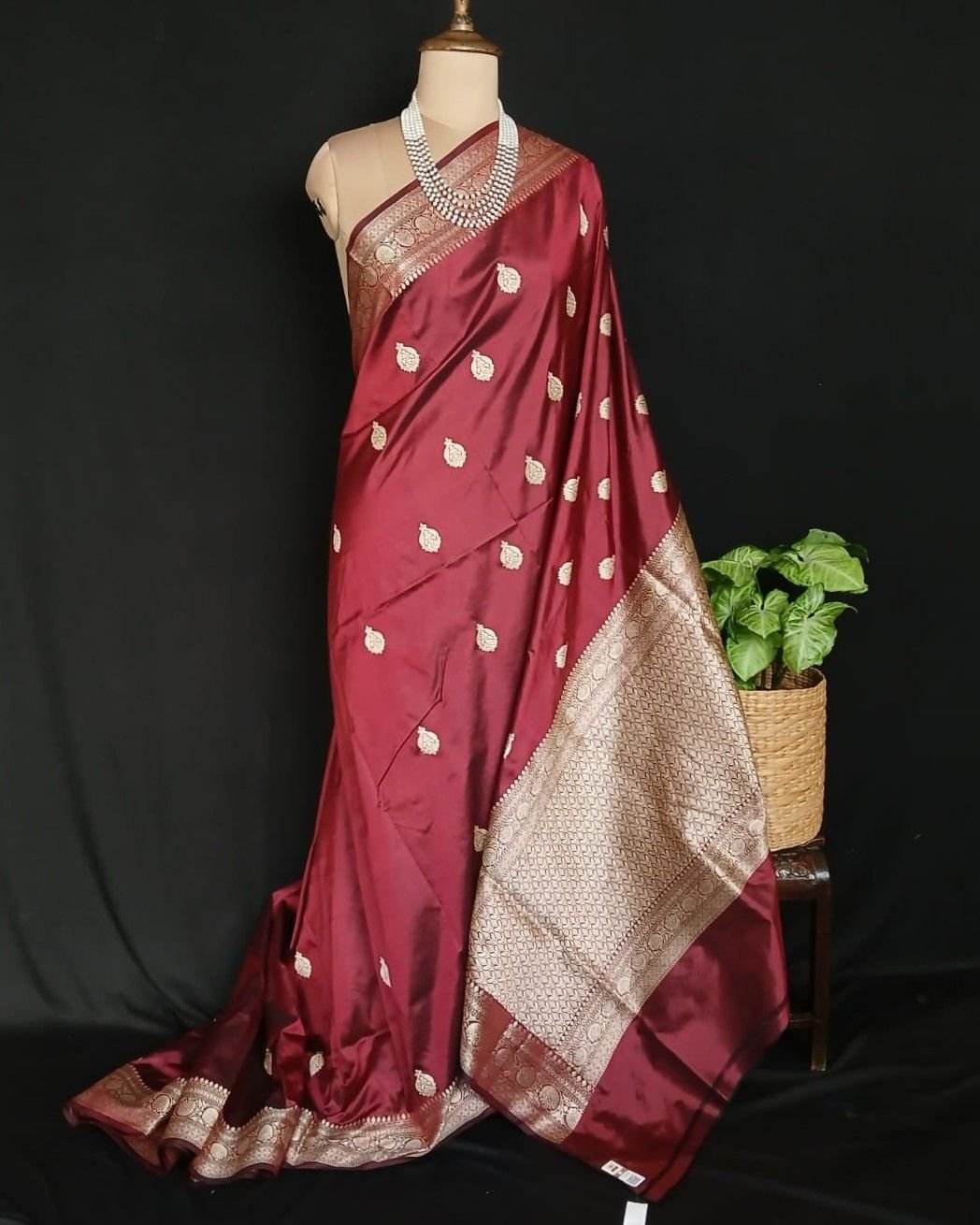 Banarasi Kadua Katan Silk Saree – (BANA1092)