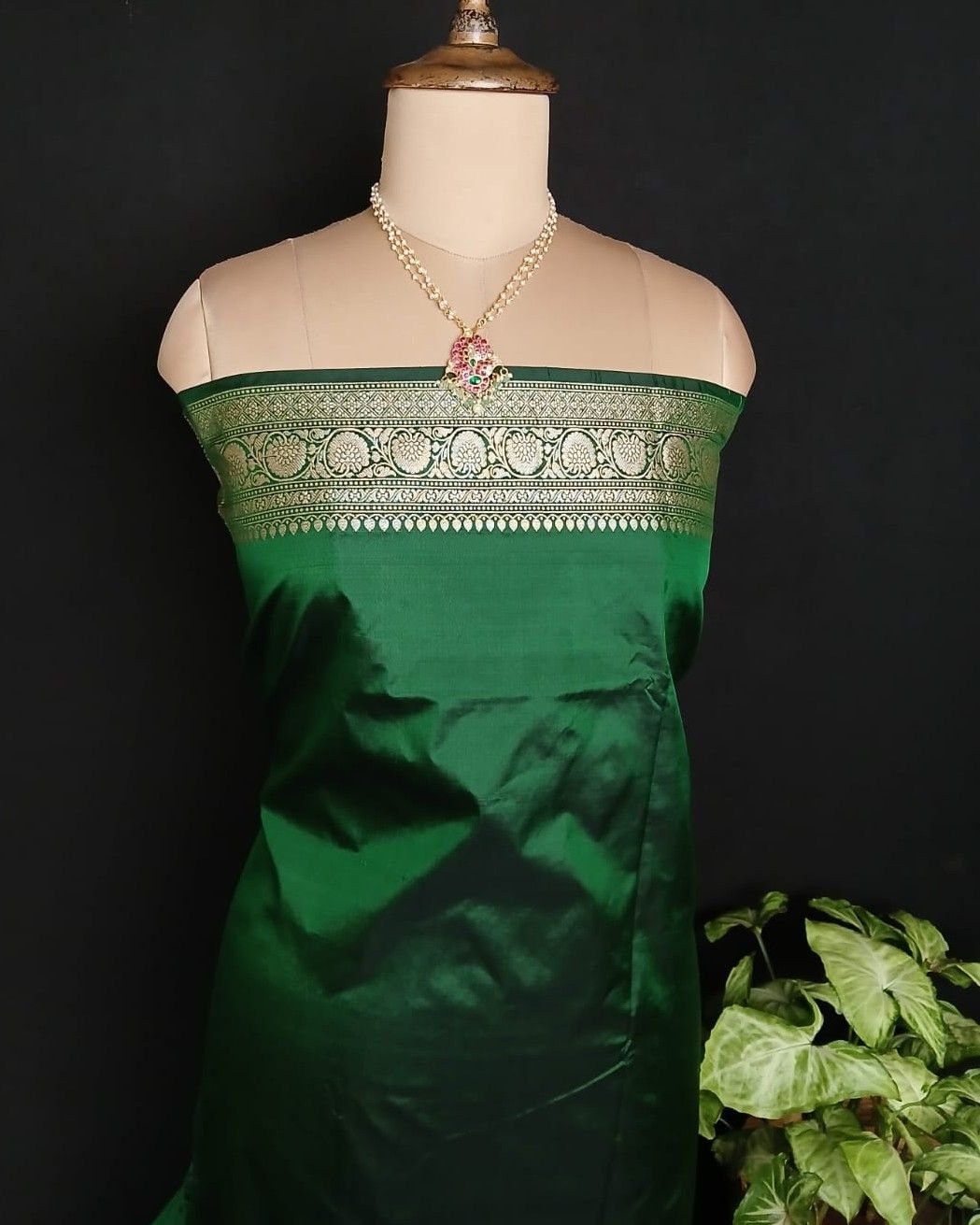 Banarasi Kadua Katan Silk Saree – (BANA1089) - Image 10