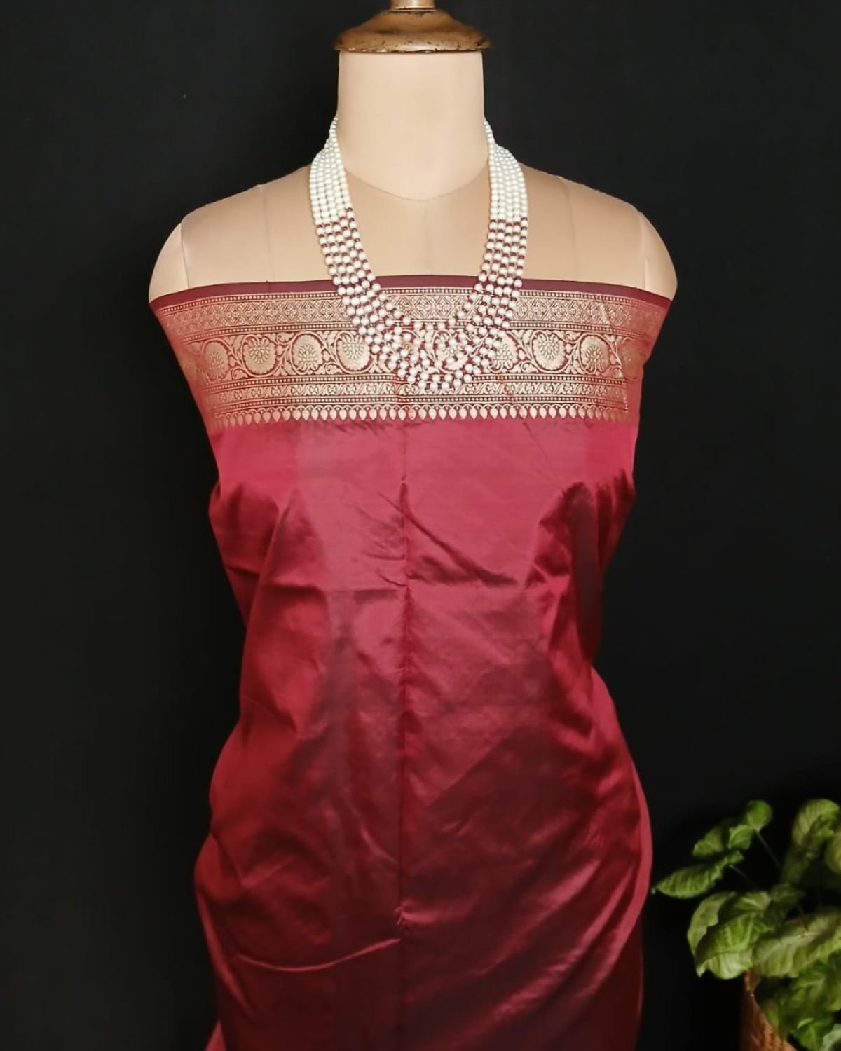 Banarasi Kadua Katan Silk Saree – (BANA1092) - Image 10