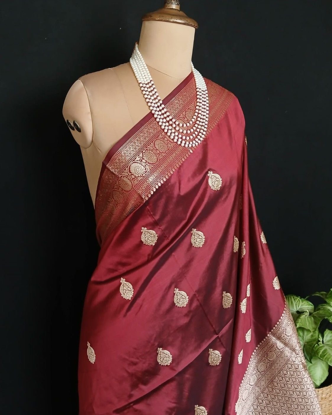 Banarasi Kadua Katan Silk Saree – (BANA1092) - Image 2