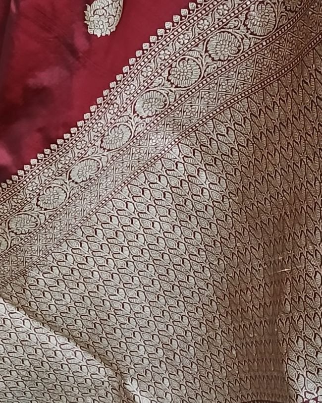 Banarasi Kadua Katan Silk Saree – (BANA1092) - Image 4