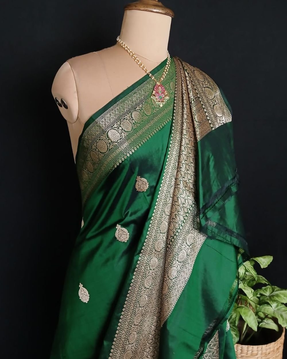 Banarasi Kadua Katan Silk Saree – (BANA1089) - Image 5