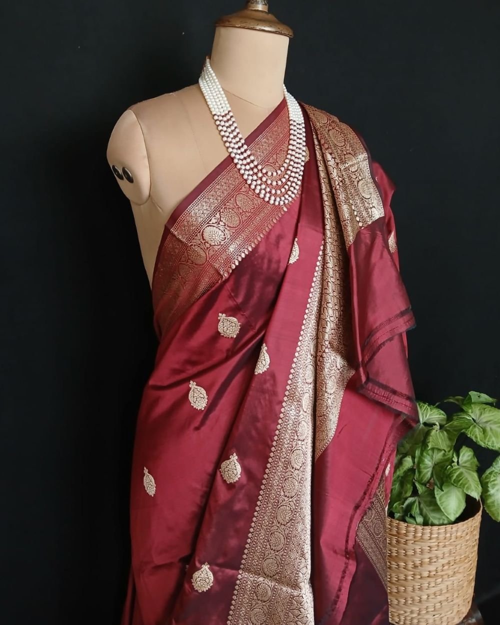 Banarasi Kadua Katan Silk Saree – (BANA1092) - Image 5