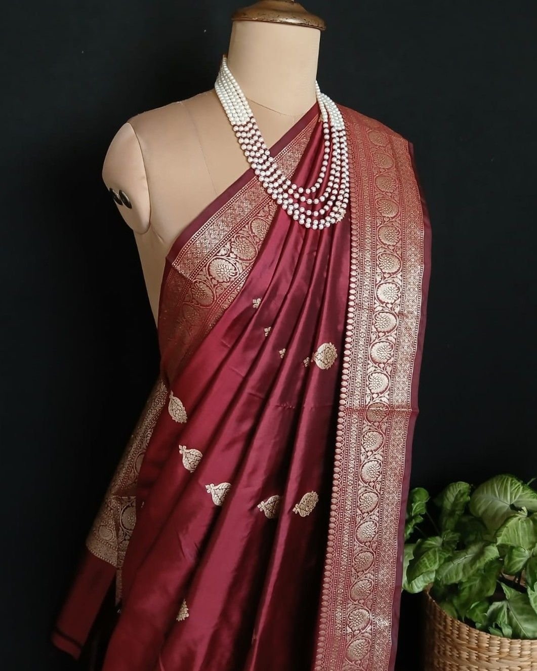 Banarasi Kadua Katan Silk Saree – (BANA1092) - Image 7