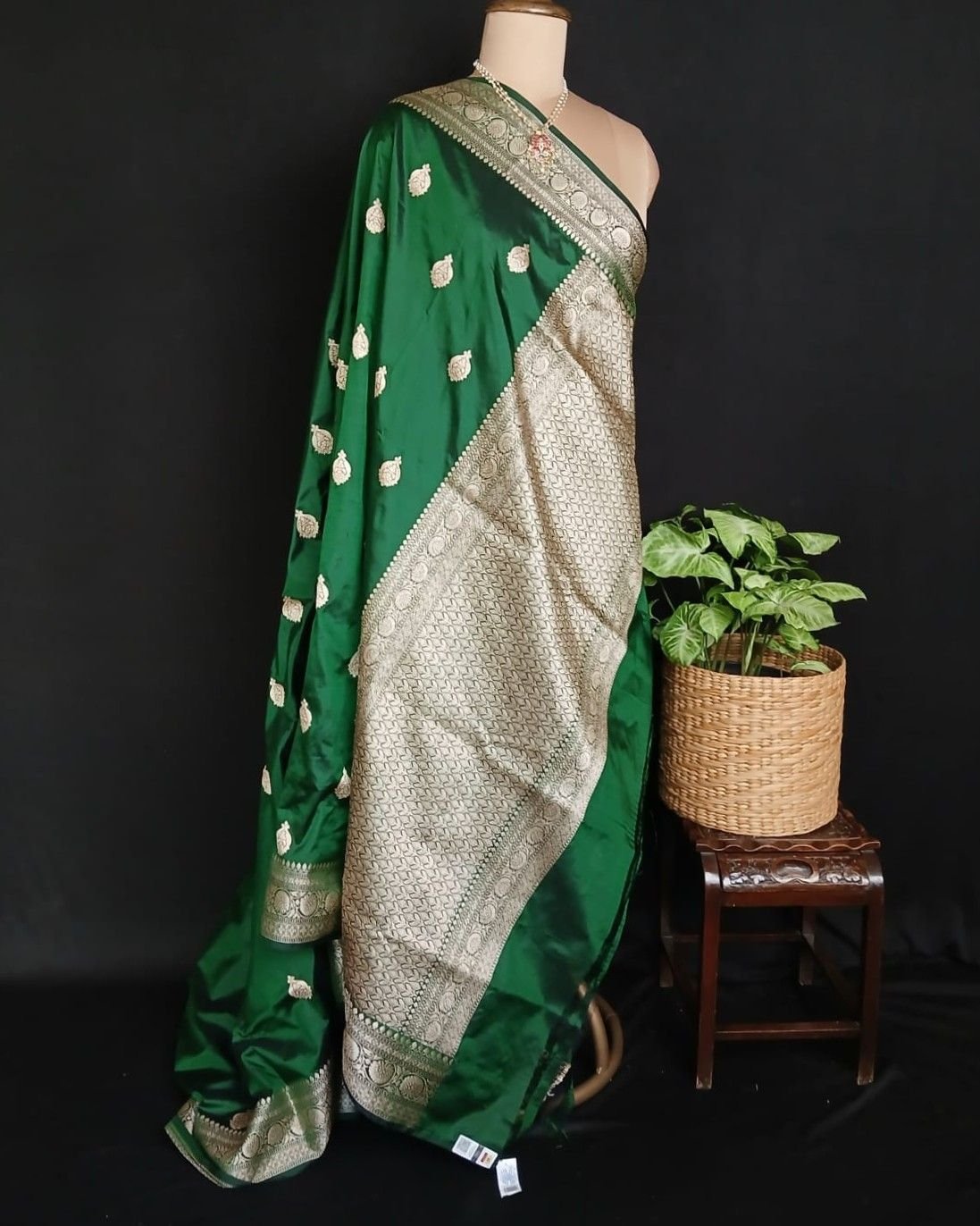 Banarasi Kadua Katan Silk Saree – (BANA1089) - Image 8