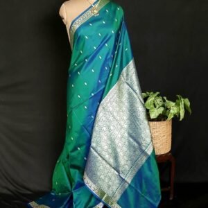 Banarasi No Zari Katan Silk Saree – (NZSS0019)