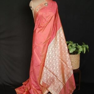 Banarasi No Zari Katan Silk Saree – (NZSS0020)