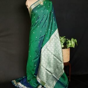 Banarasi No Zari Katan Silk Saree – (NZSS0021)