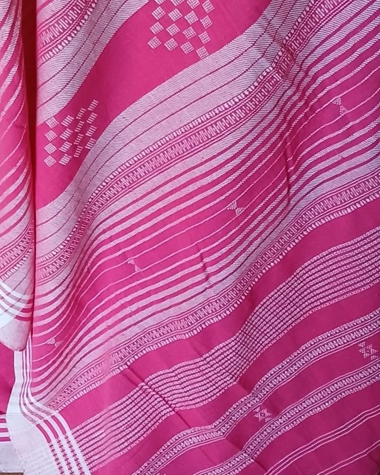 Bhujodi Saree handwoven in Kala Cotton – (BHUJ1024) - Image 4