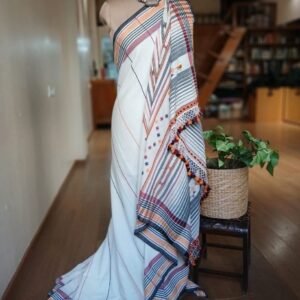 Bhujodi Saree handwoven in Kala Cotton – (BHUJ1023)