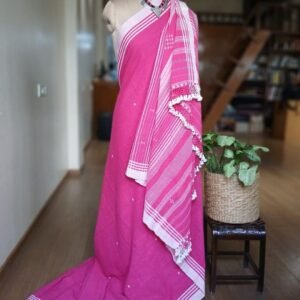 Bhujodi Saree handwoven in Kala Cotton – (BHUJ1024)