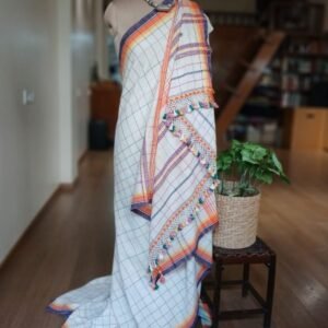 Bhujodi Saree handwoven in Kala Cotton – (BHUJ1027)
