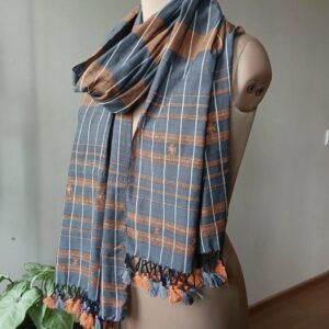 Bhujodi Stole in Fine Cotton – (BSFC0002)