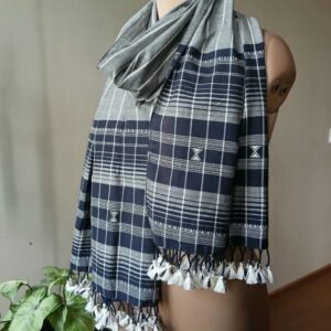 Bhujodi Stole in Fine Cotton – (BSFC0004)
