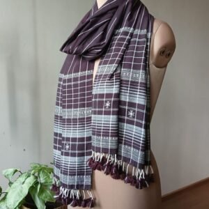 Bhujodi Stole in Fine Cotton – (BSFC0007)