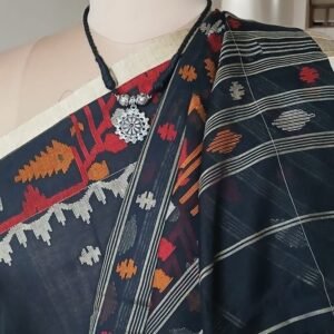 Soft Cotton Jamdani Handweave from Phulia – (JCHS1003)