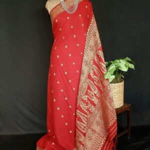 Ahimsa Eri Silk saree from Sualkuchi in Assam - (AESS0016)