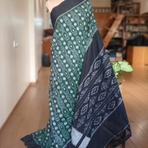 Single Ikat saree from Koyyalagudem - (SISK0003)