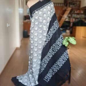 Single Ikat saree from Koyyalagudem - (SISK0004)