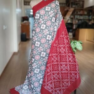 Single Ikat saree from Koyyalagudem - (SISK0006)