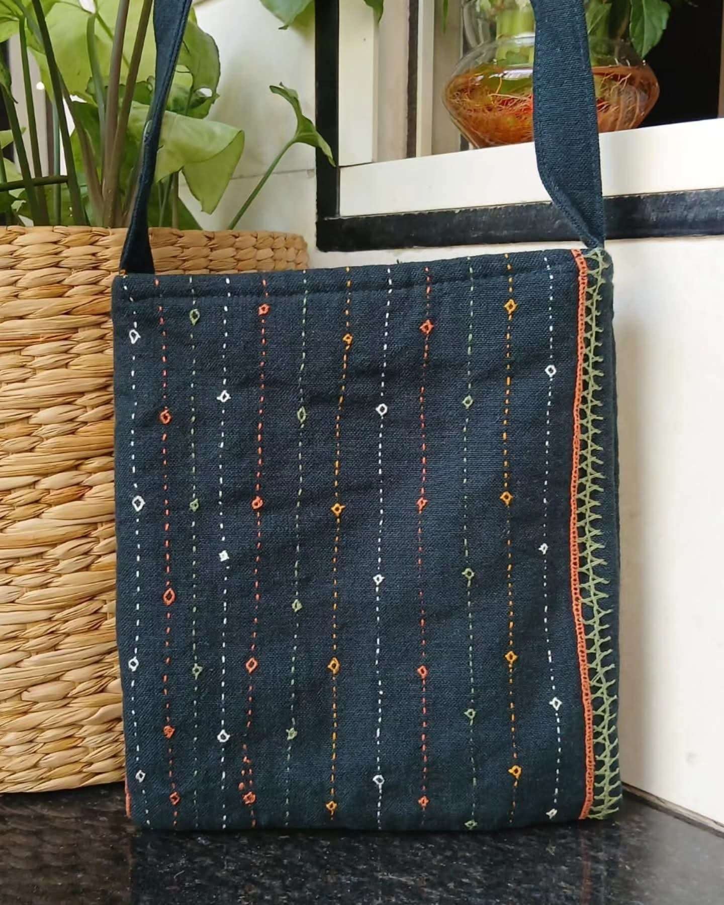 Dhebariya Rabari Embroidered Sling Bag - (DREB0001) - Image 5