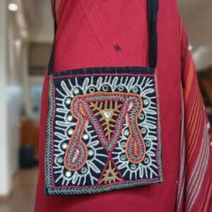 Dhebariya Rabari Embroidered Sling Bag – (DREB0002)