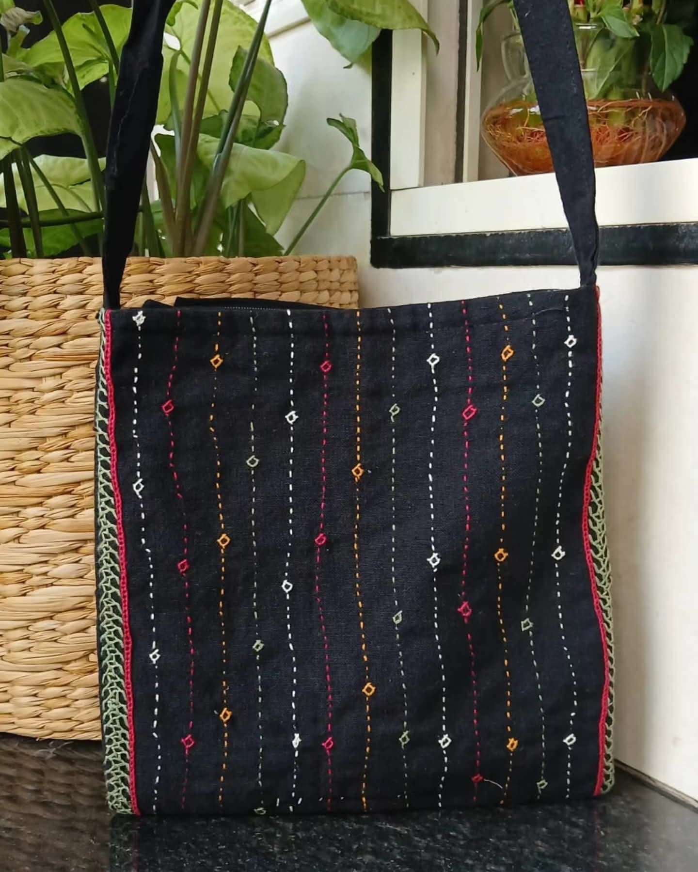 Dhebariya Rabari Embroidered Sling Bag – (DREB0002) - Image 5